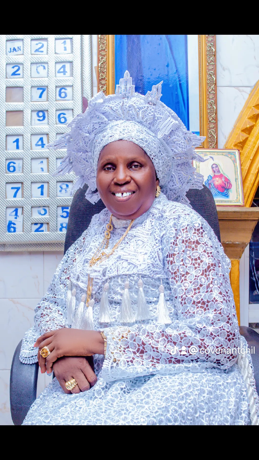 Rev. Ap. Moth. Mko. Kehinde Modupeola Shodeinde Shobukola JP, General Overseer of Ephrata Covenant Church of Christ